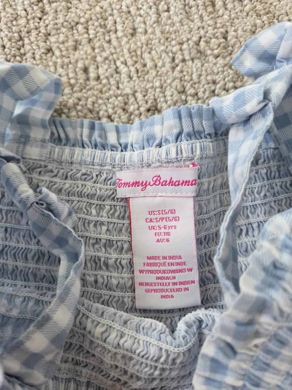 Disney Parks Girls Embroidered Pants and Tommy Bahama Top Size 5/6